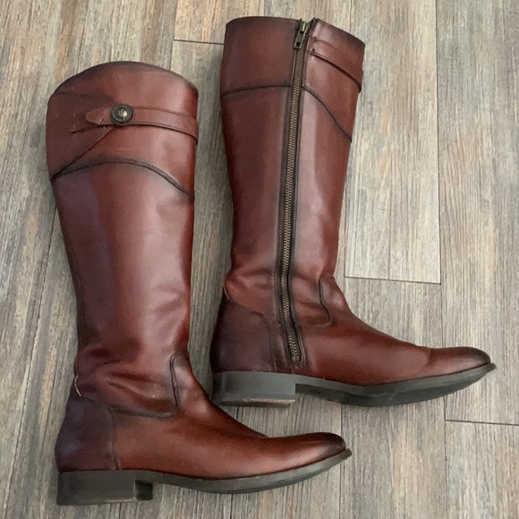 Frye - Brown Leather Boots - Picture 3 of 3